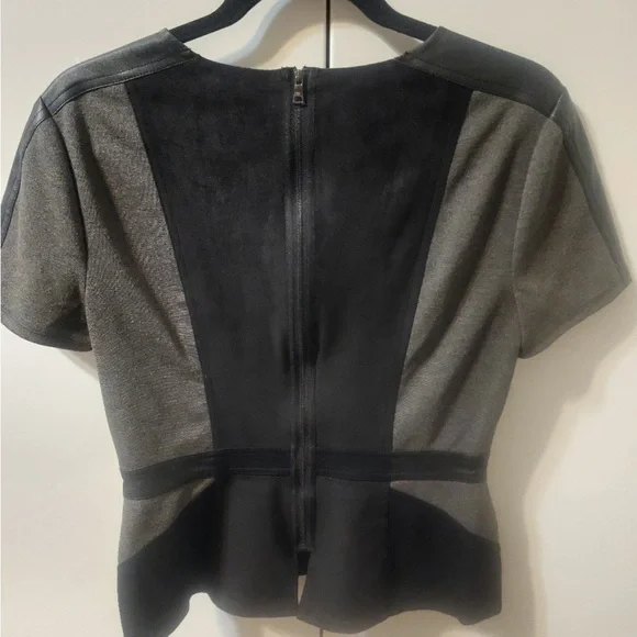 Bcbgmaxazria Black and gray top - Picture 4 of 4